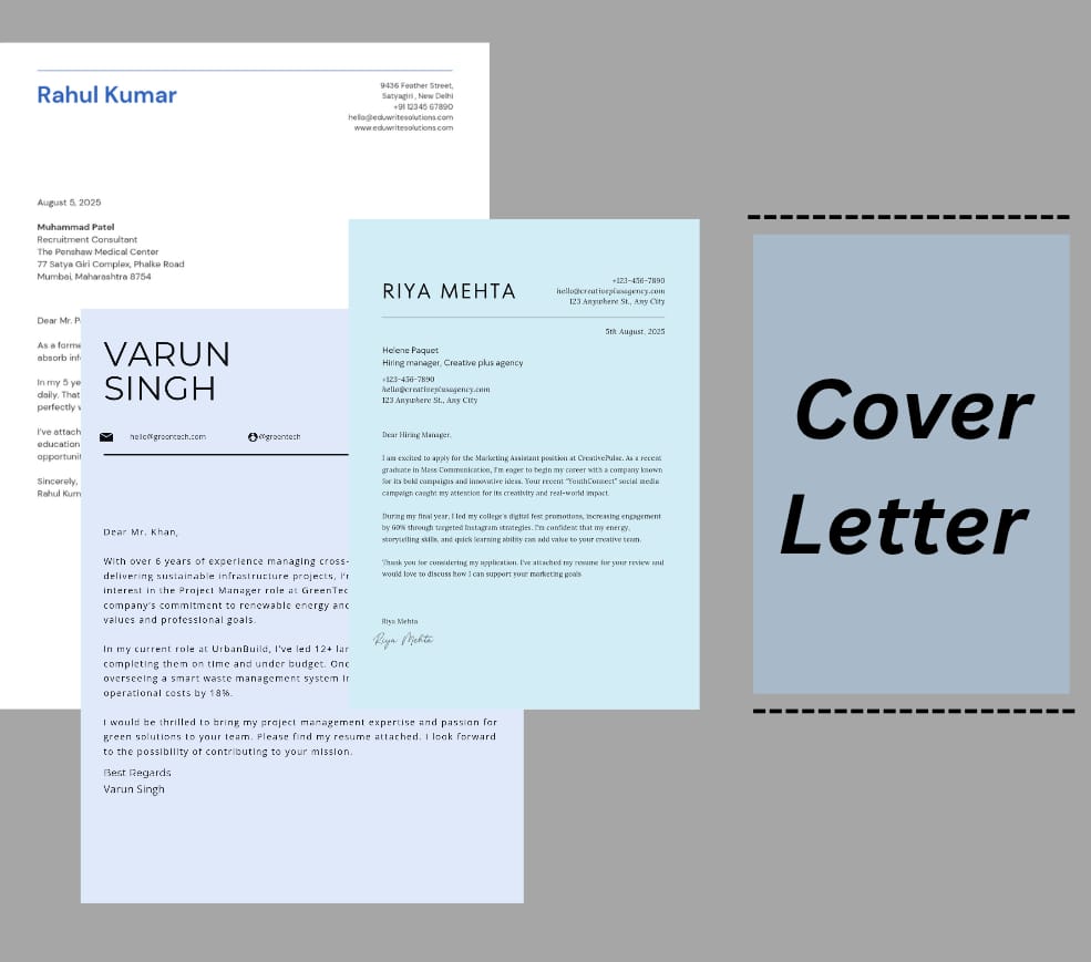 Mastering art of the cover letter: tips and examples.