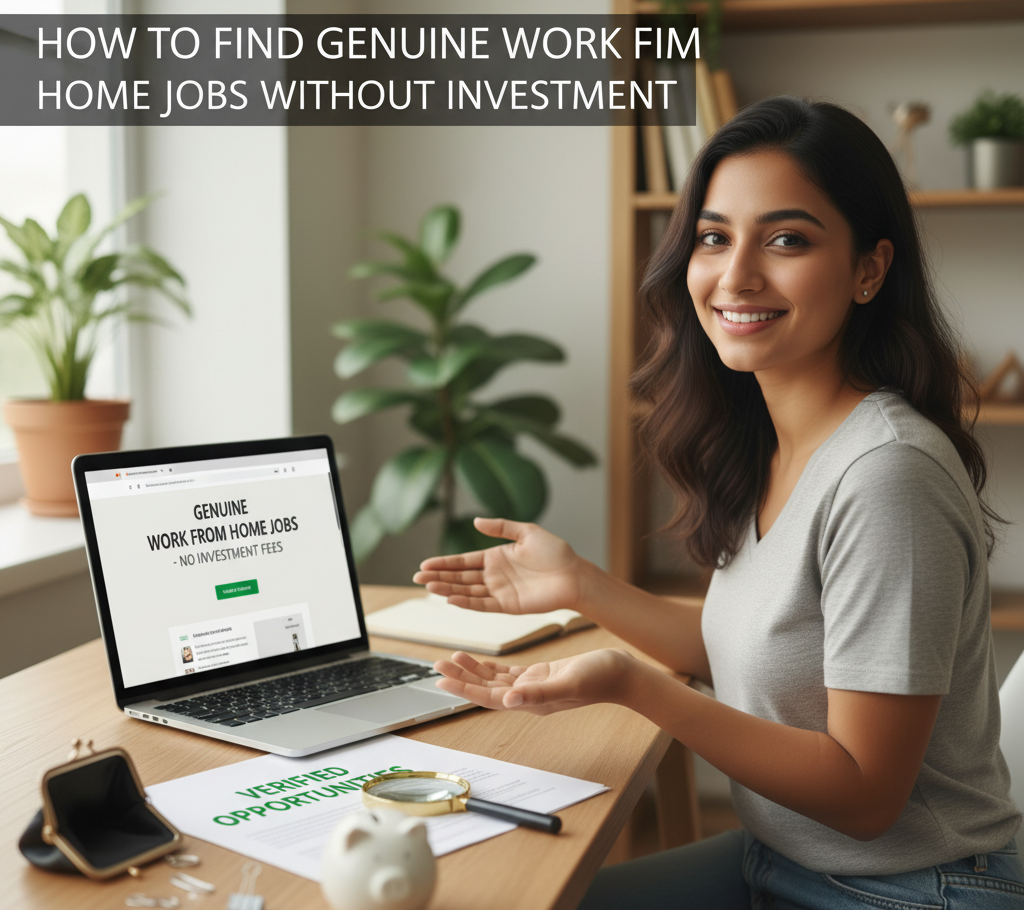 How to Find Genuine Work From Home Jobs Without Investment