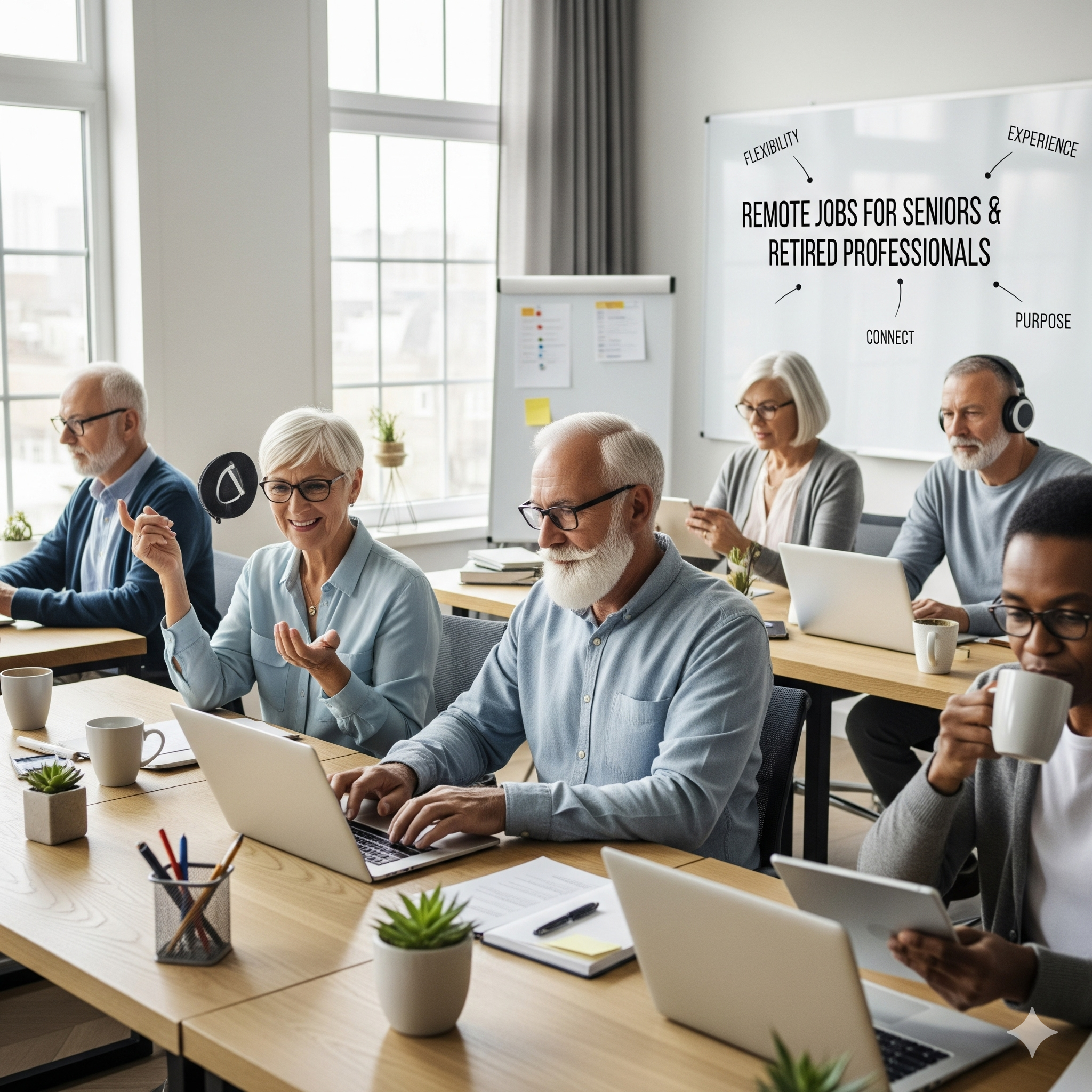 Remote Jobs for Seniors and Retired Professionals