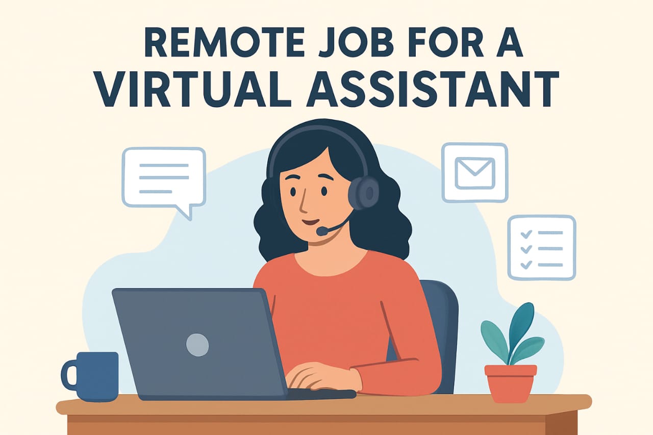 Remote Job for a Virtual Assistant