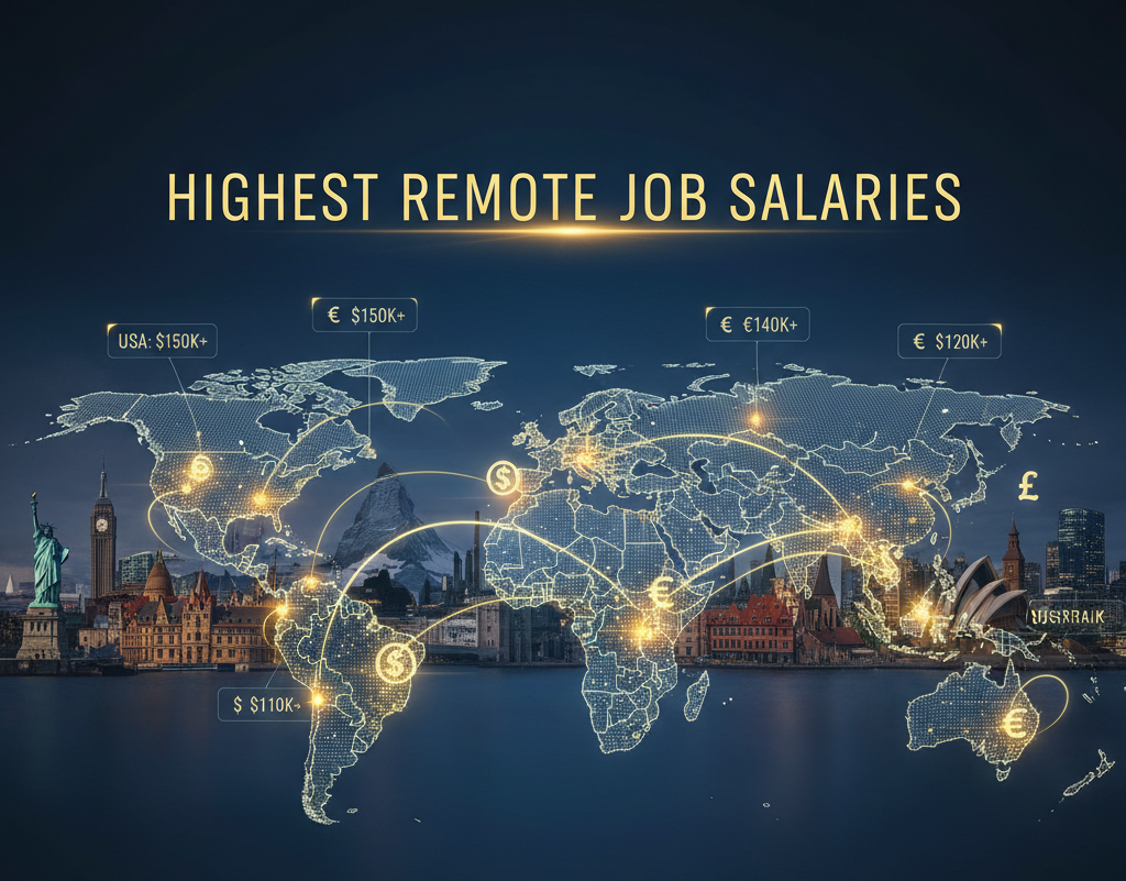 Countries Offering the Highest Remote Job Salaries