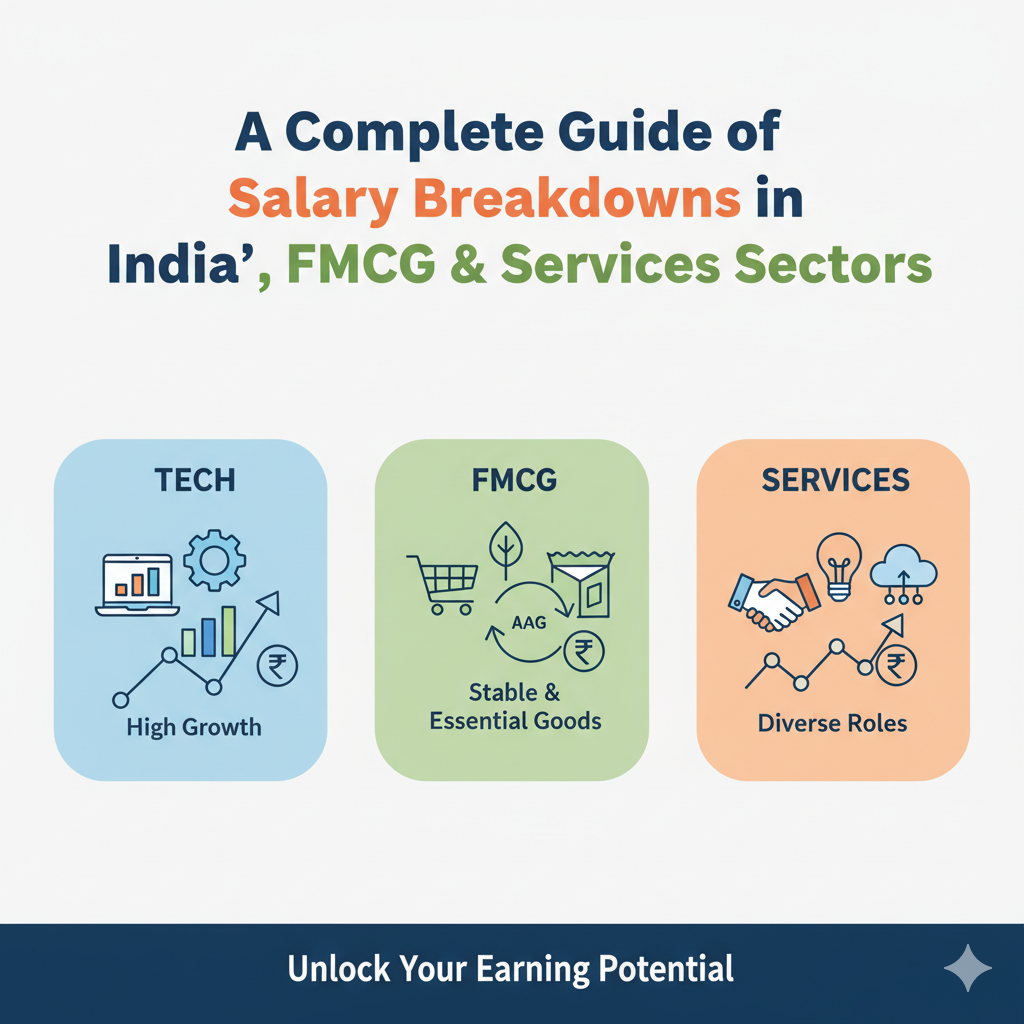 A Complete Guide to Salary Breakdowns in India’s Tech, FMCG & Services Sectors