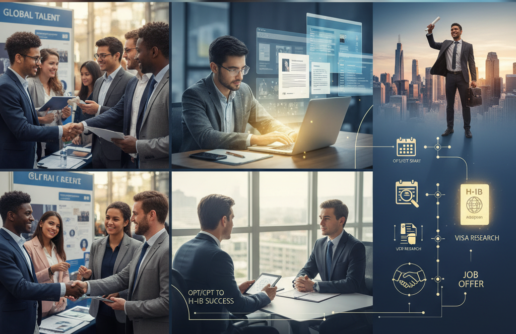 How OPT & CPT Students Can Secure Full-Time U.S. Jobs