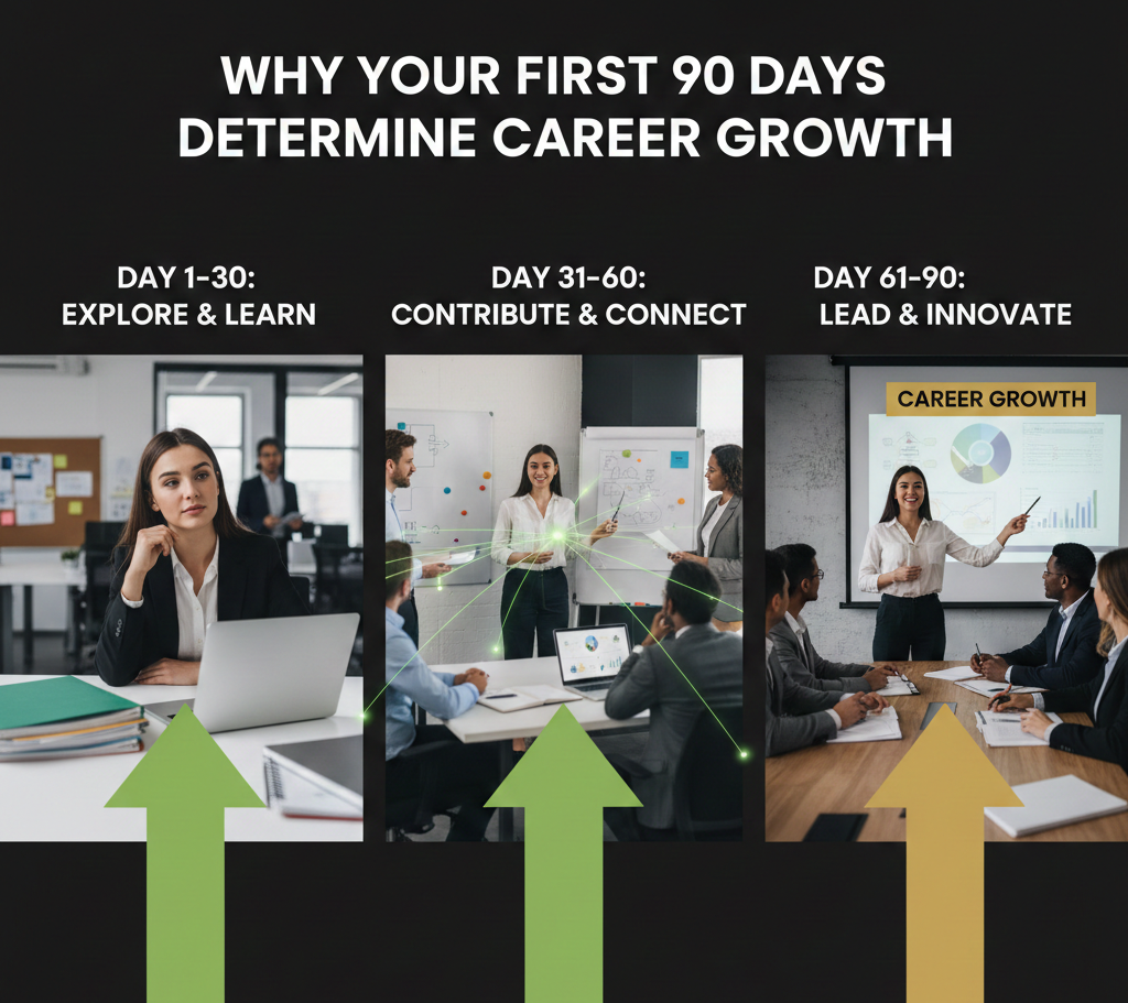 Why your first 90 days at a job determine career growth