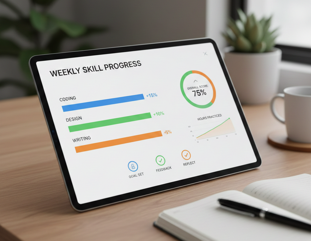 How to track your weekly skill progress