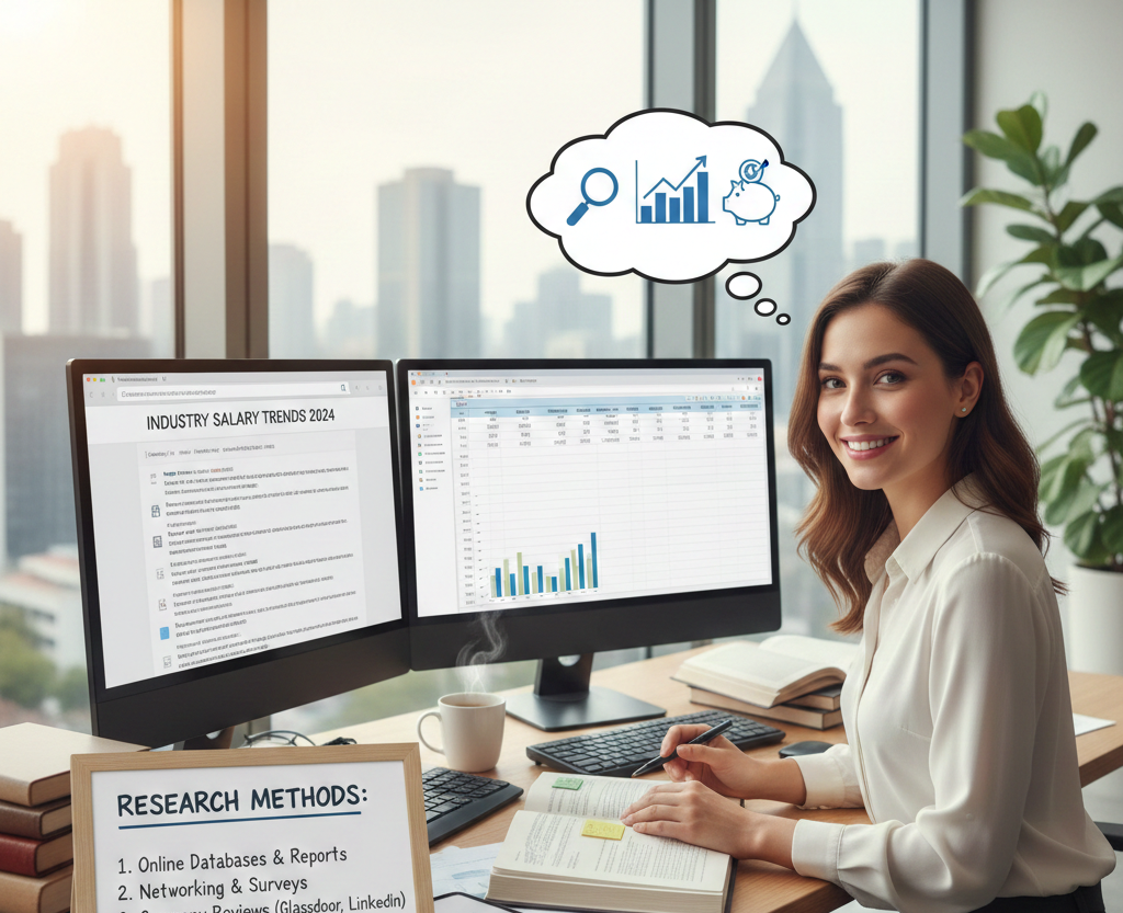 Best methods to research salary growth in your industry