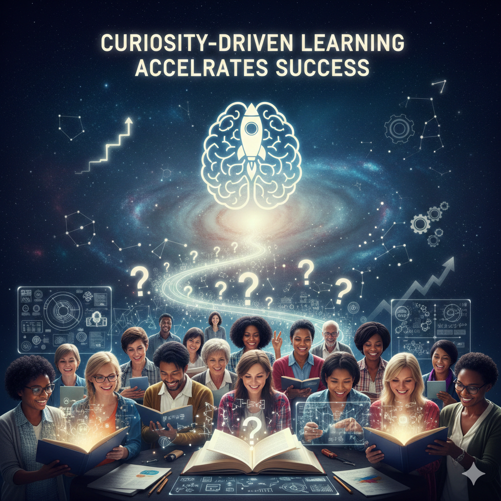 Why curiosity-driven learning accelerates success
