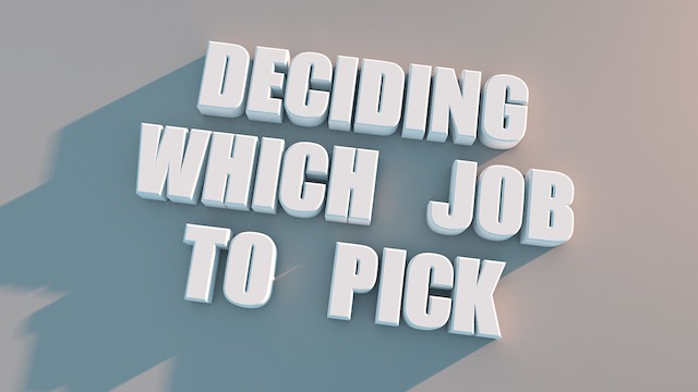 How to compare multiple job roles strategically