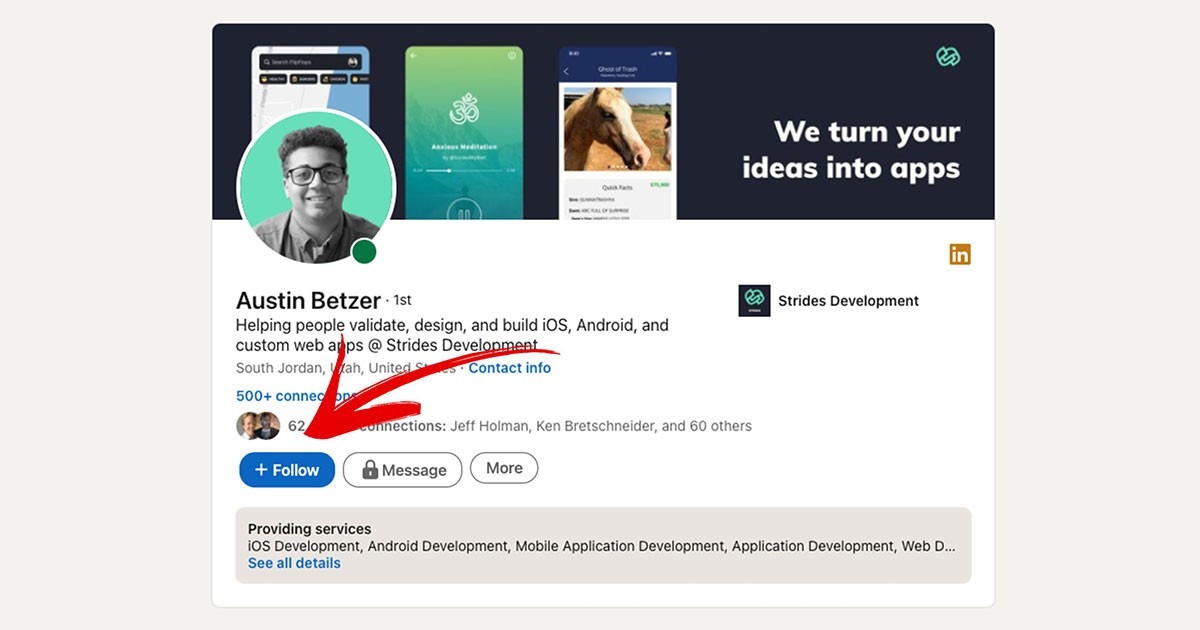 Why you should follow company founders on LinkedIn
