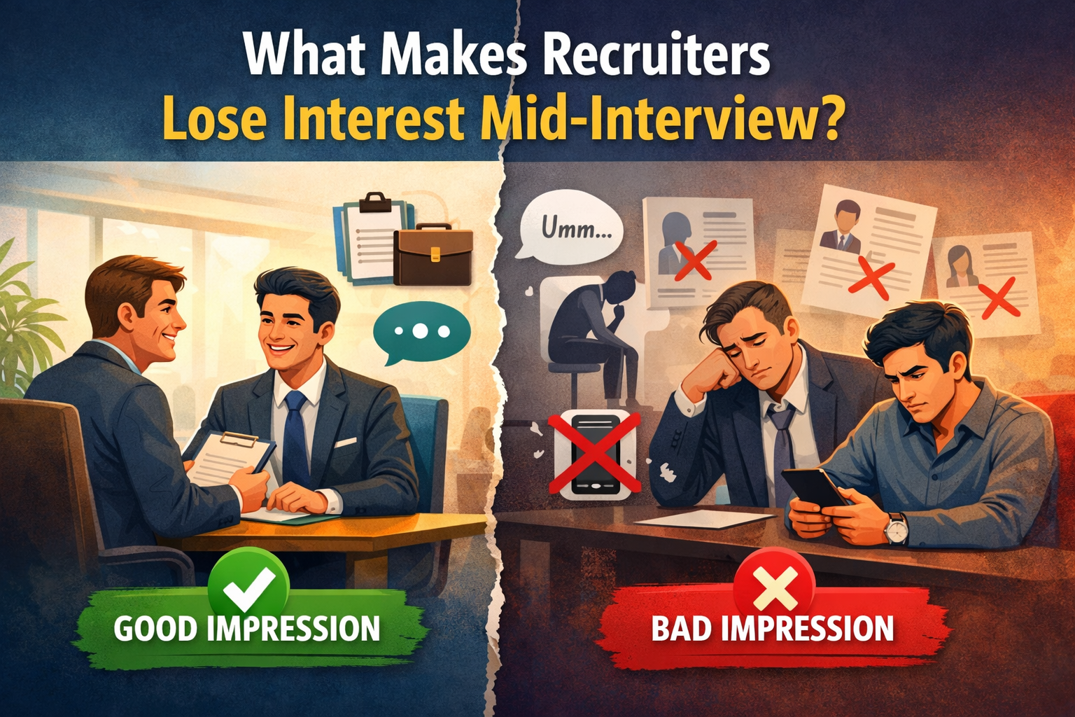 What Makes Recruiters Lose Interest Mid-Interview