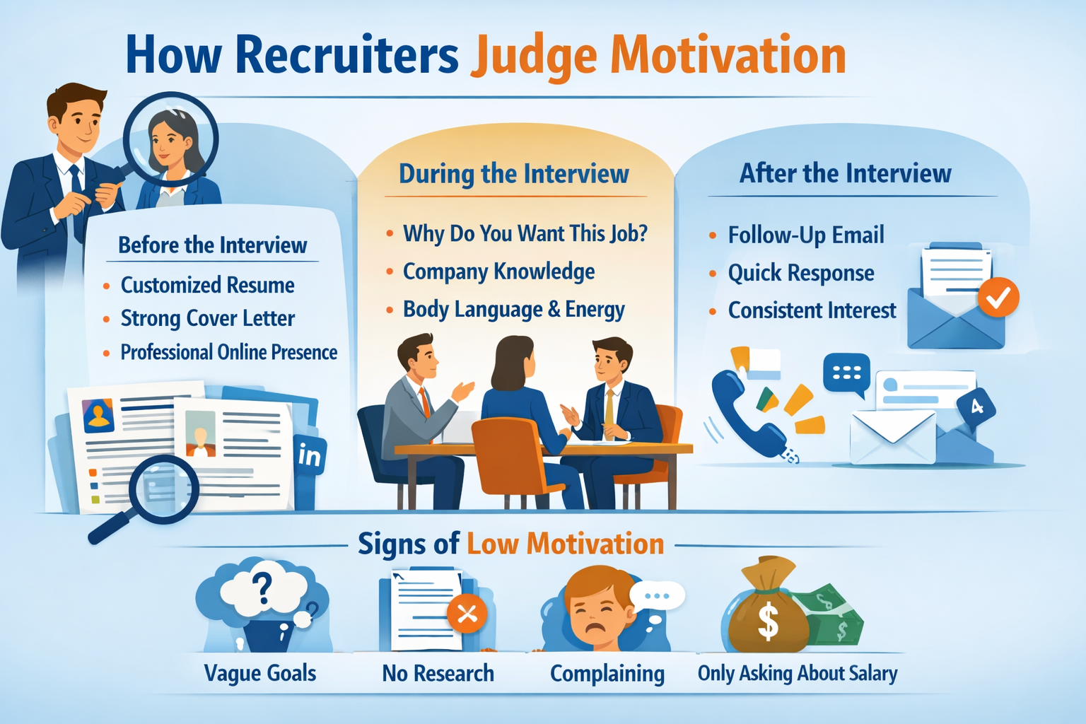 How Recruiters Judge Motivation
