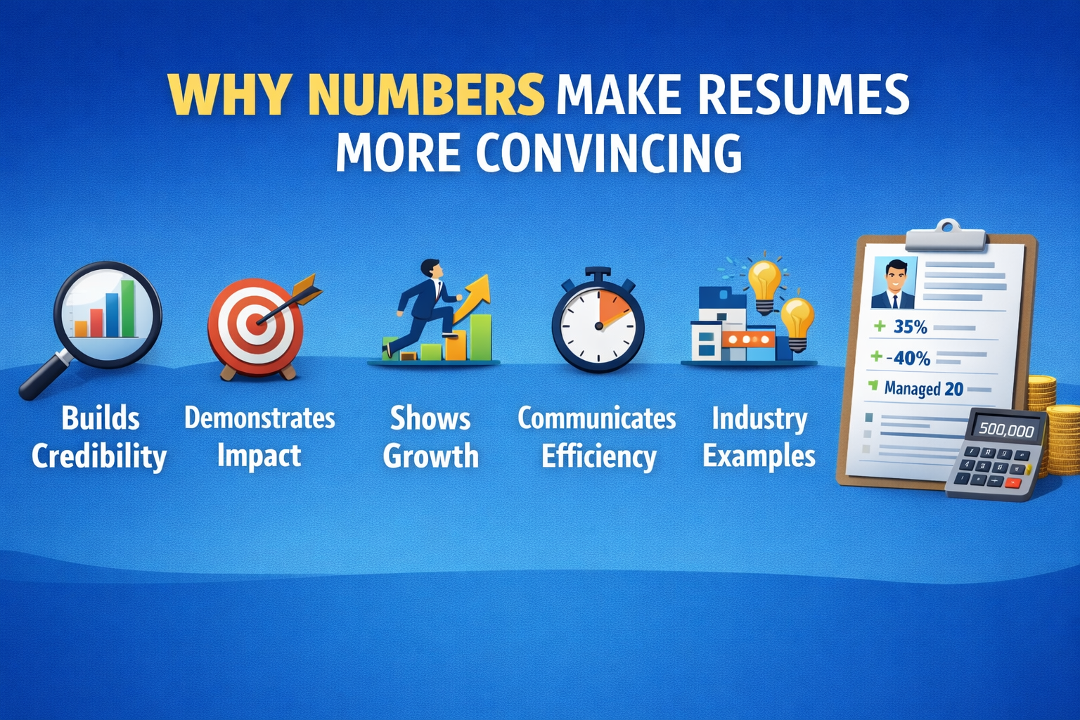 Why Numbers Make Resumes More Convincing