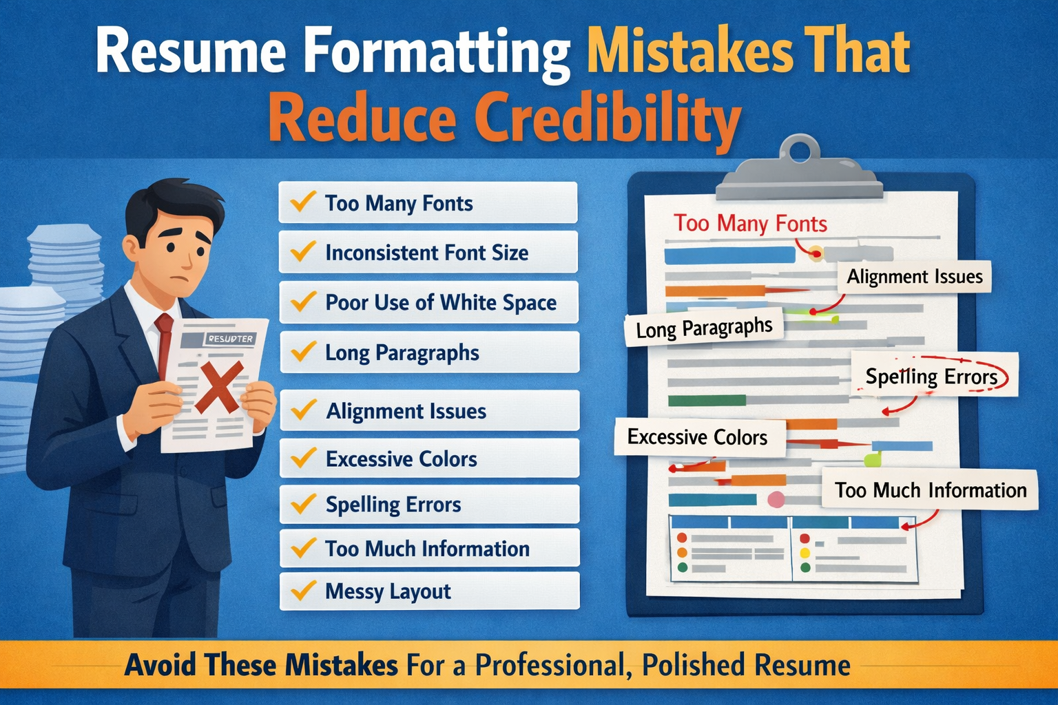 Resume Formatting Mistakes That Reduce Credibility
