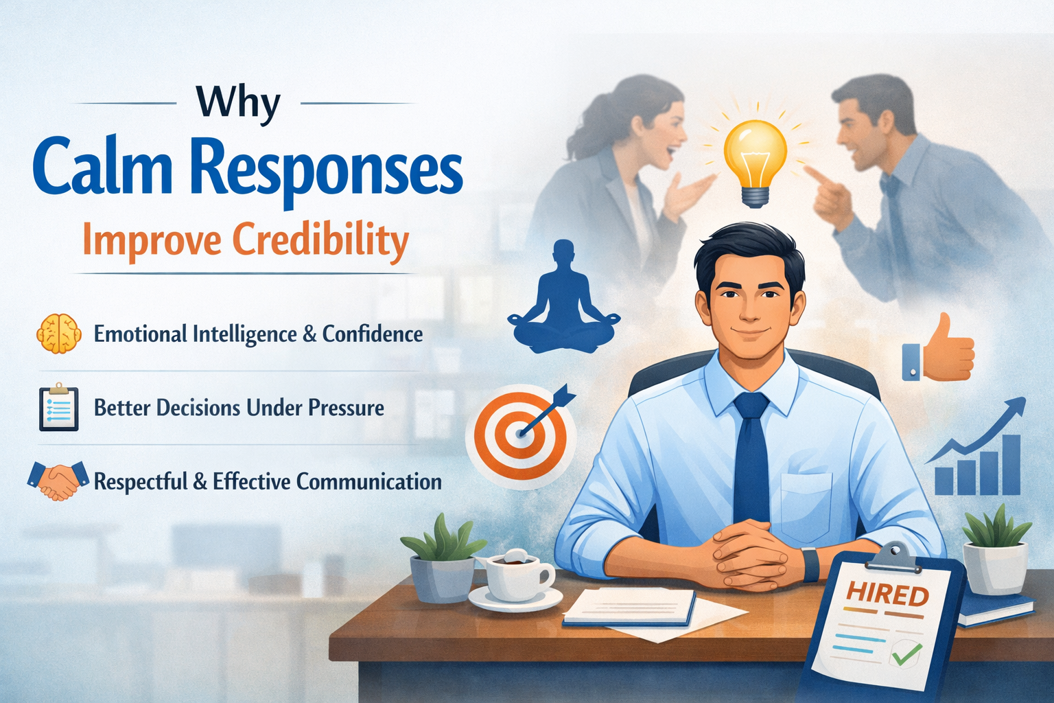 Why Calm Responses Improve Credibility