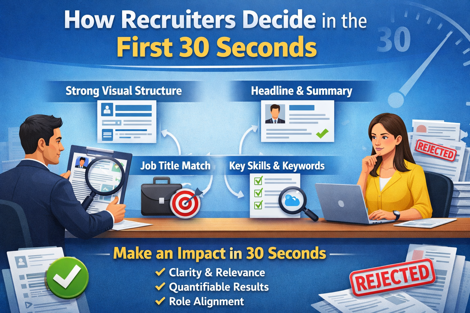 How Recruiters Decide in the First 30 Seconds