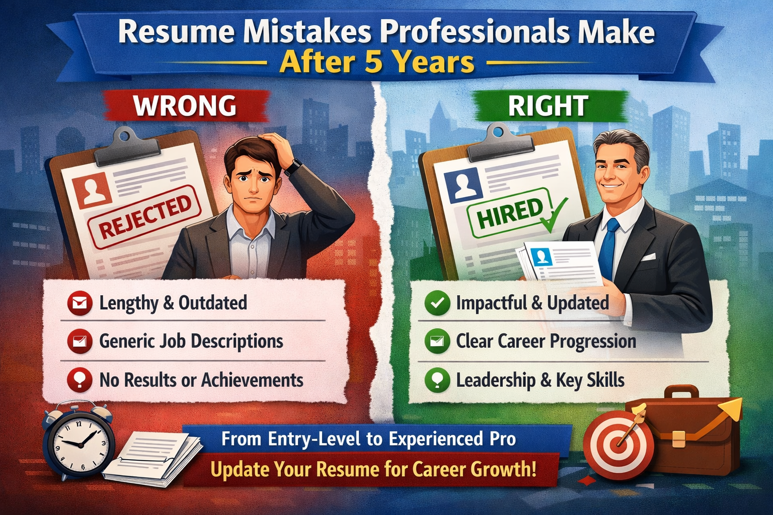 Resume Mistakes Professionals Make After 5 Years
