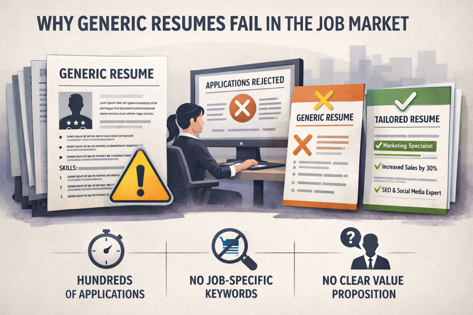 Why Generic Resumes Fail in Competitive Markets