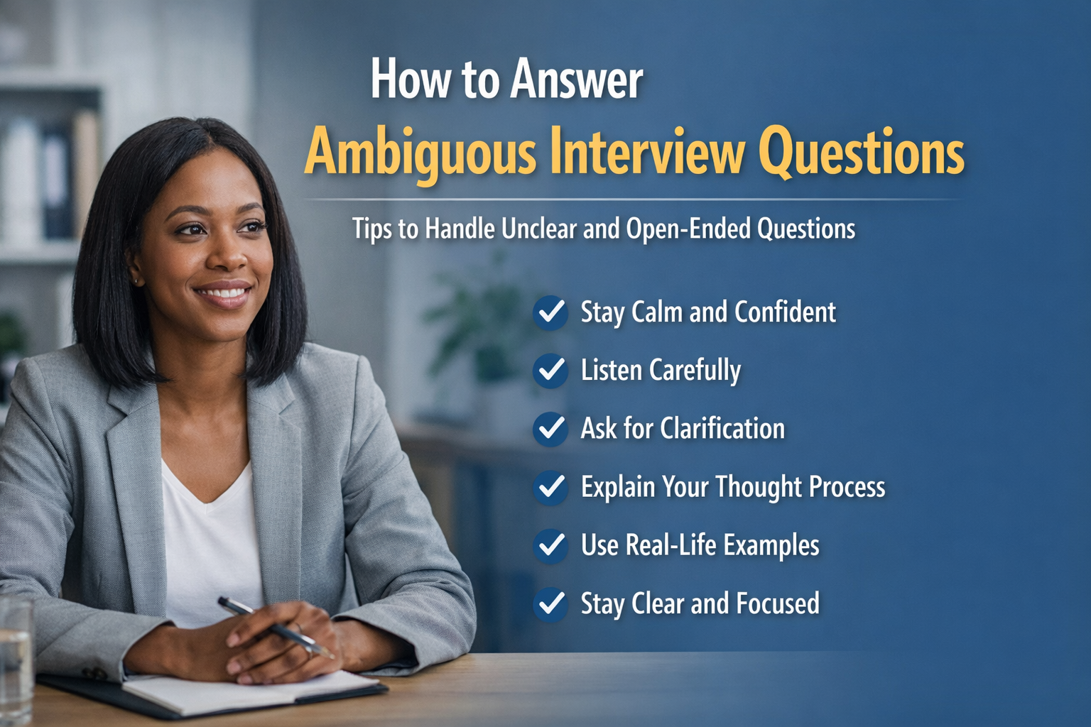 How to Answer Ambiguous Interview Questions