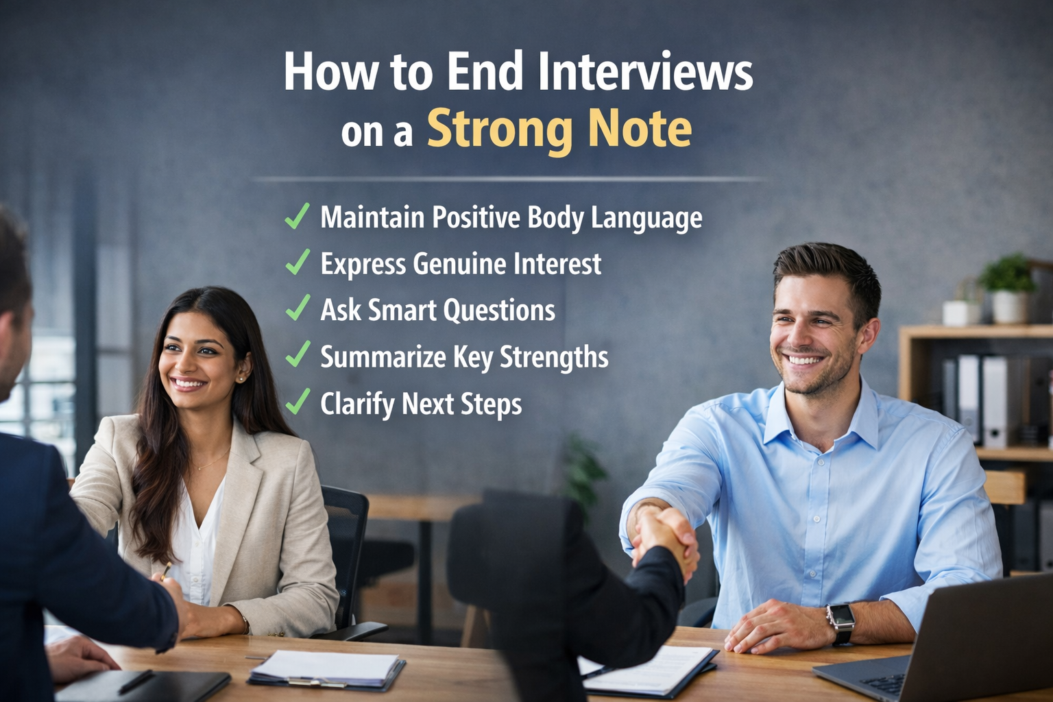 How to end interviews on a strong note