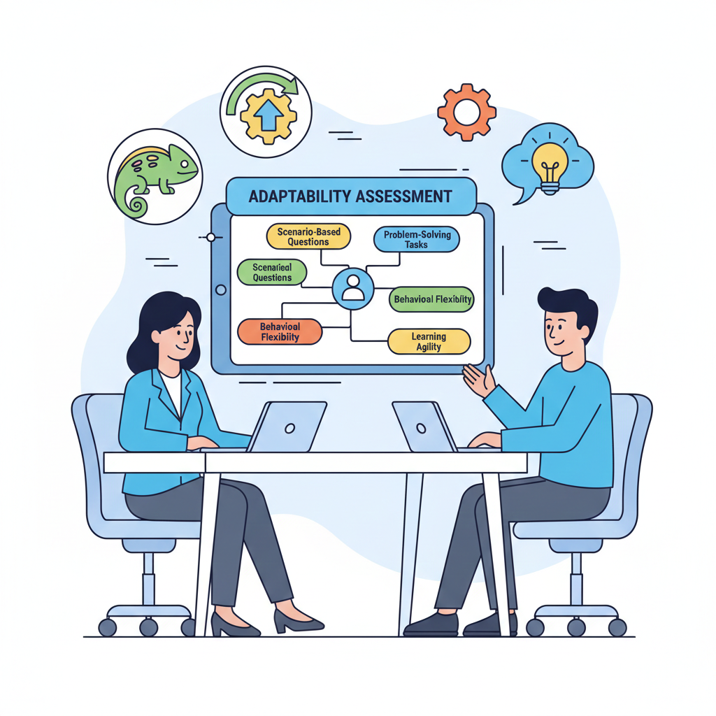 How adaptability is assessed in interviews