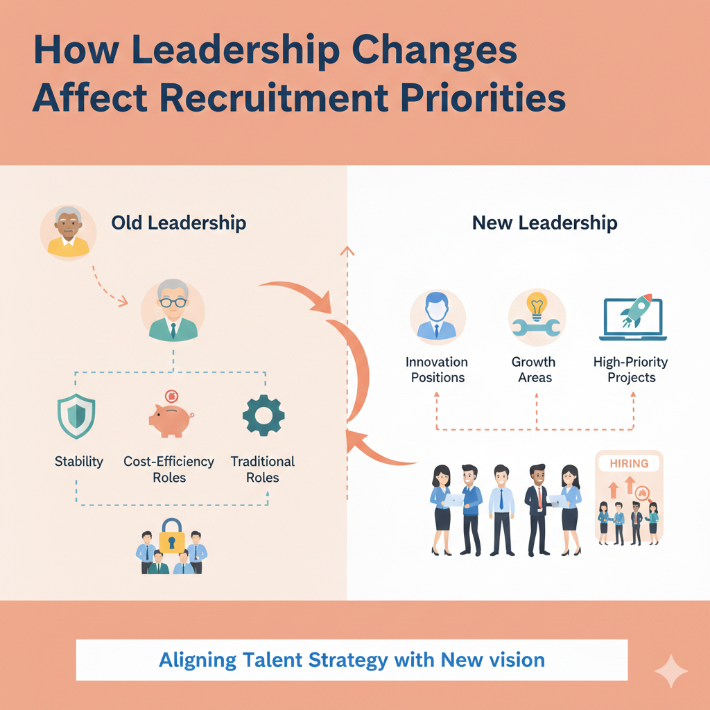 How leadership changes affect recruitment priorities