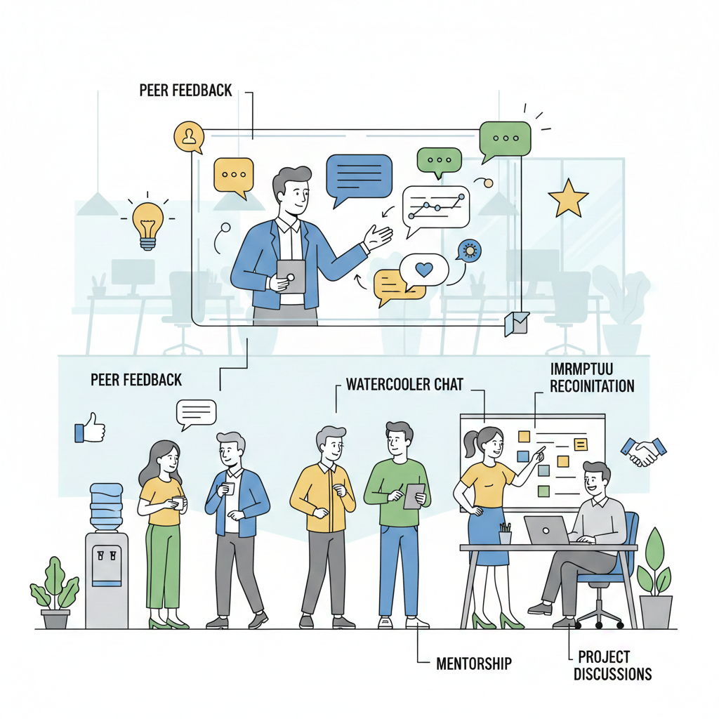 How professionals are evaluated informally