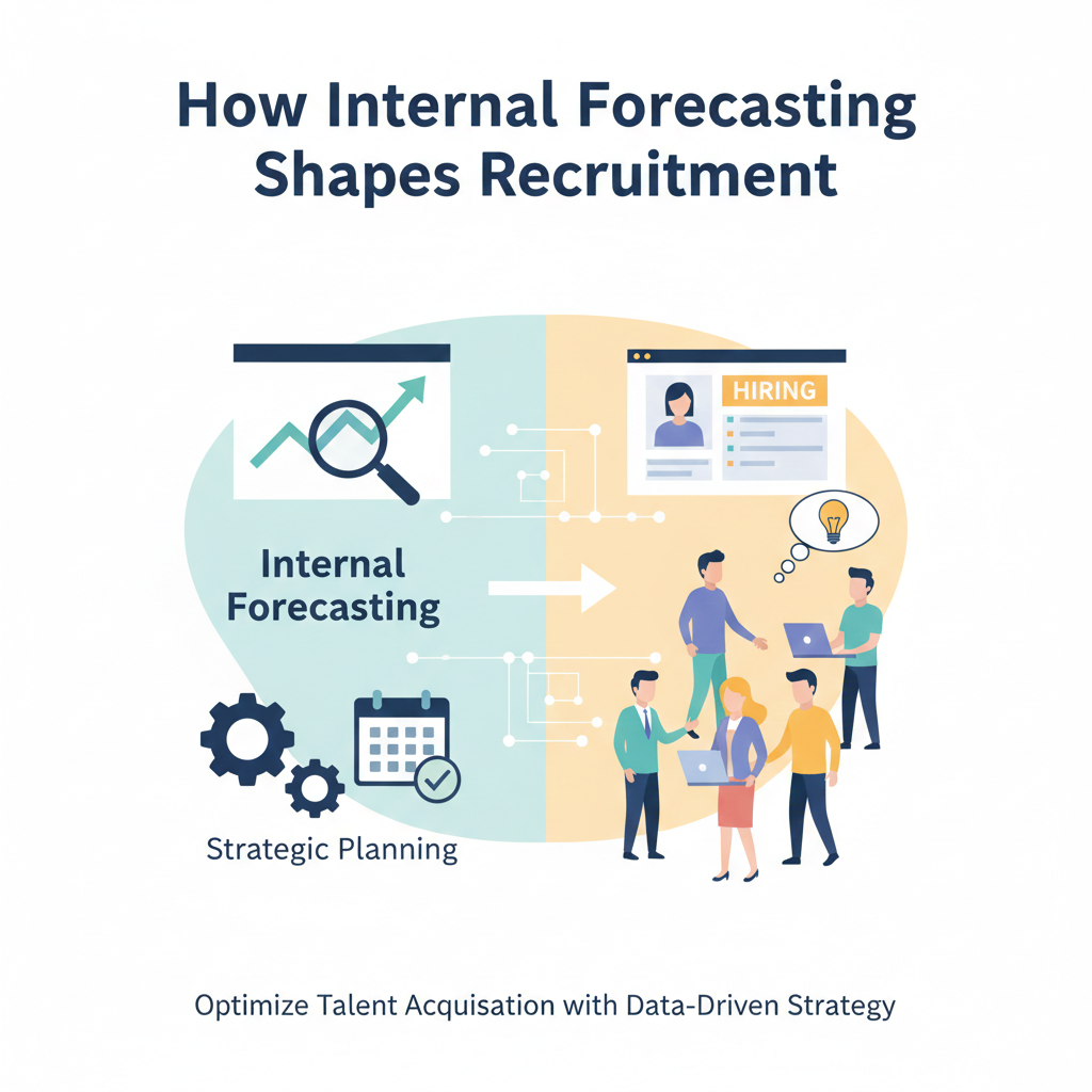 How internal forecasting shapes recruitment