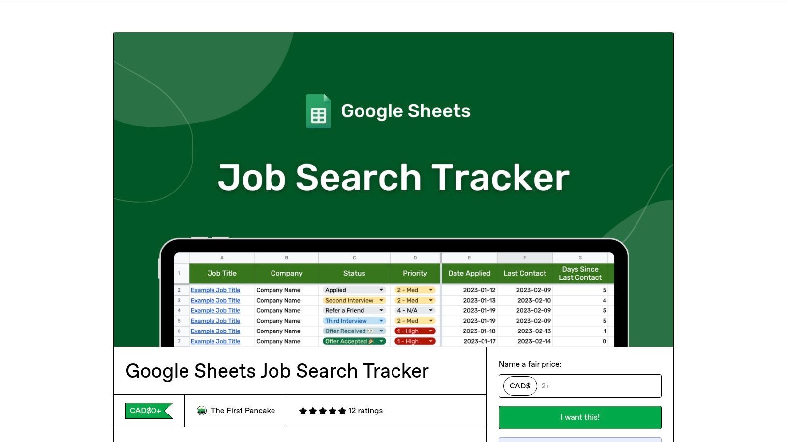 How to build a personal job search dashboard