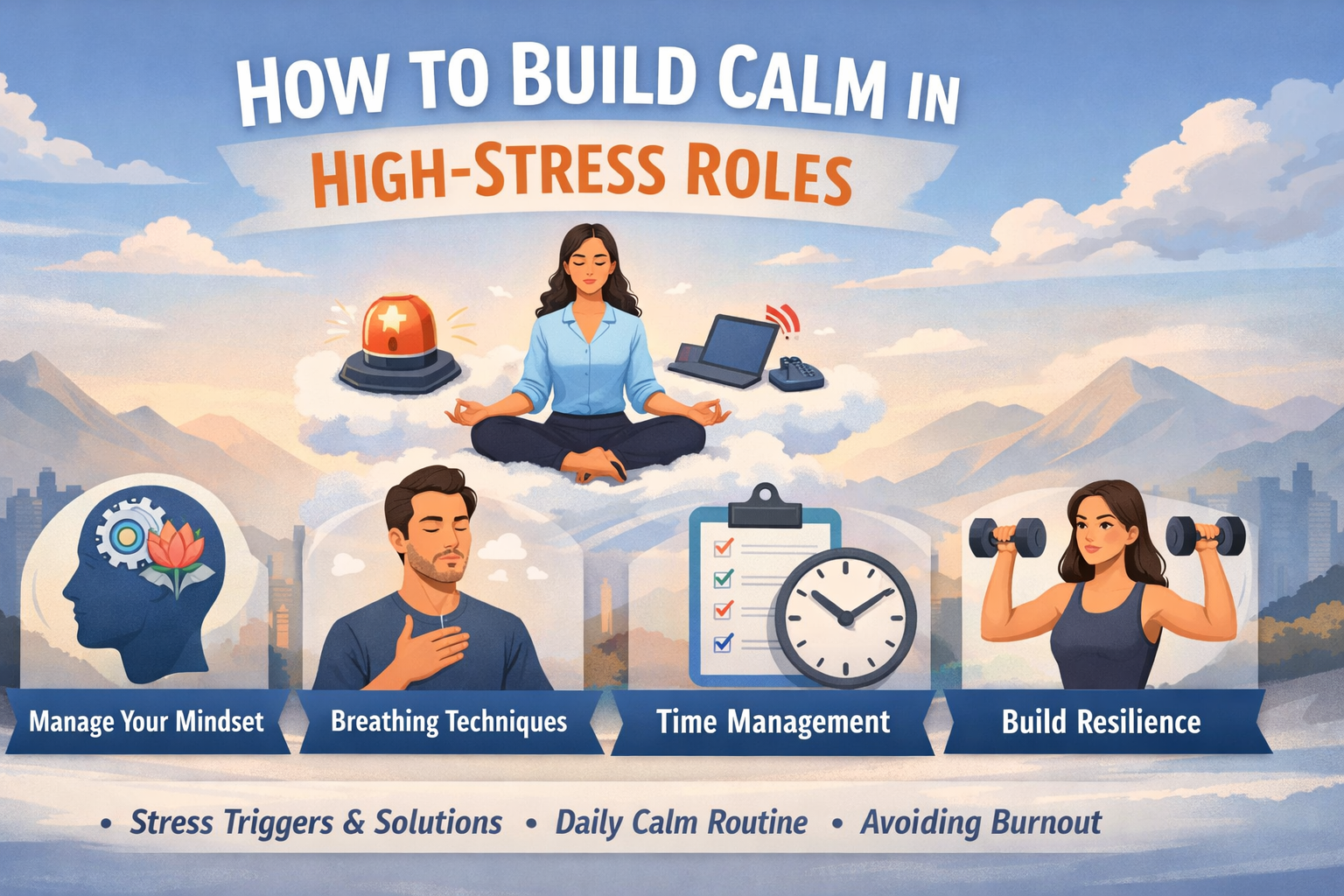 How to build calm in high-stress roles