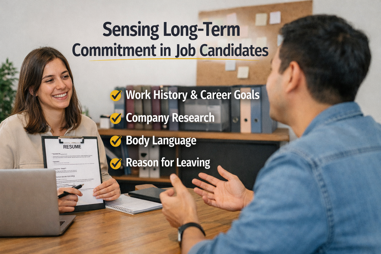 How Recruiters Sense Long-Term Commitment