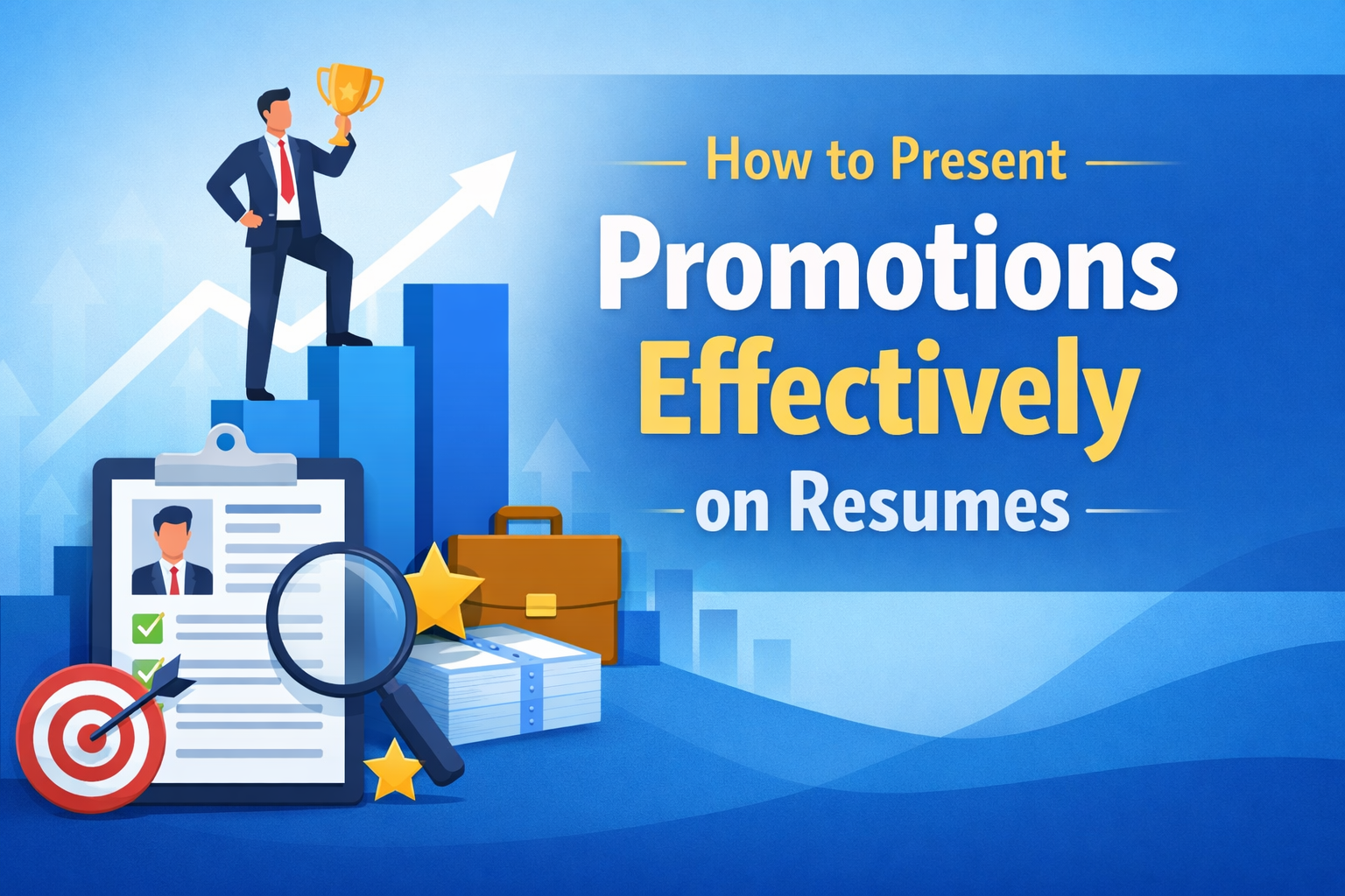 How to present promotions effectively on resumes