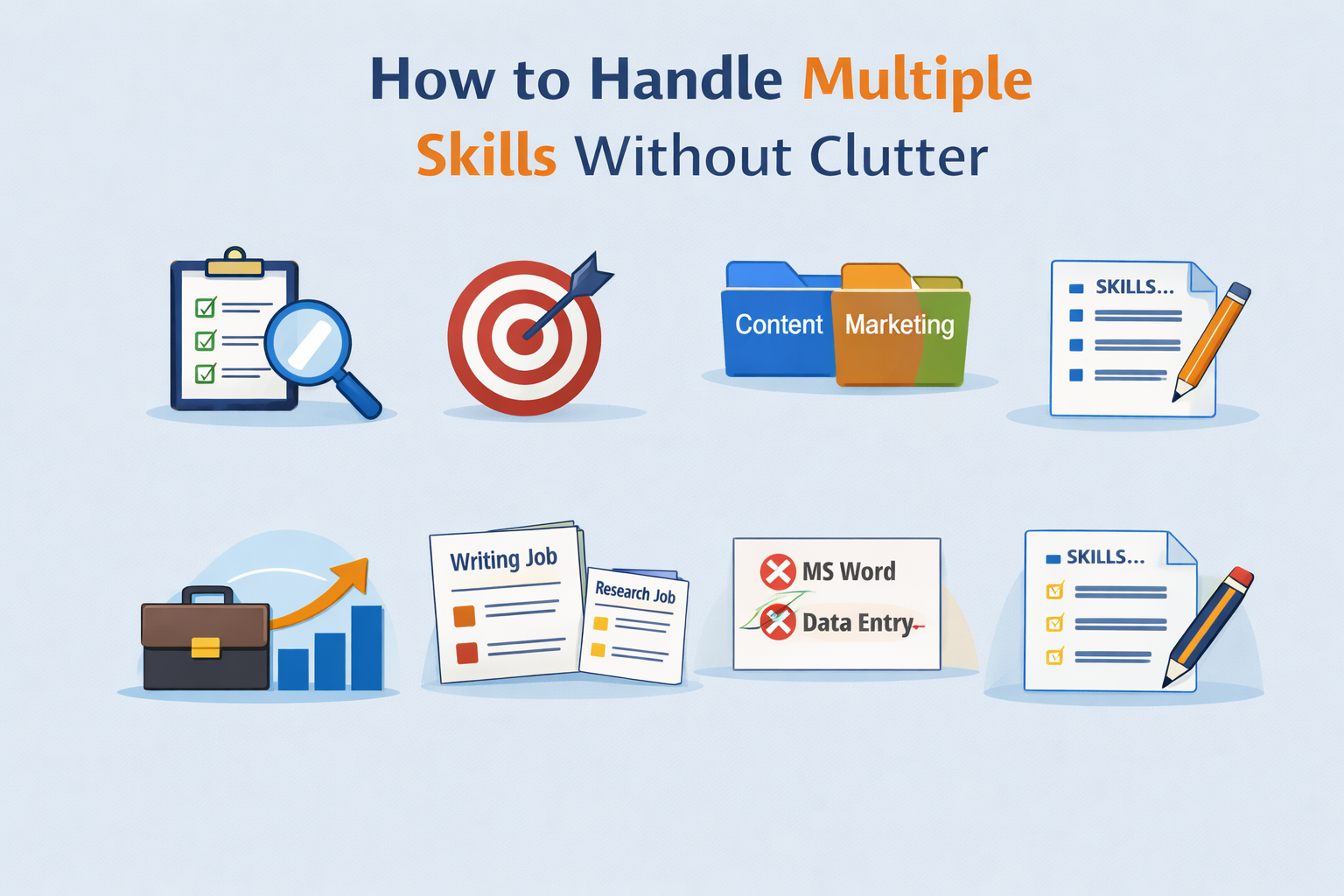How to Handle Multiple Skills Without Clutter