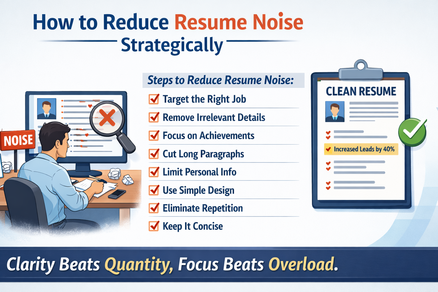 How to Reduce Resume Noise Strategically