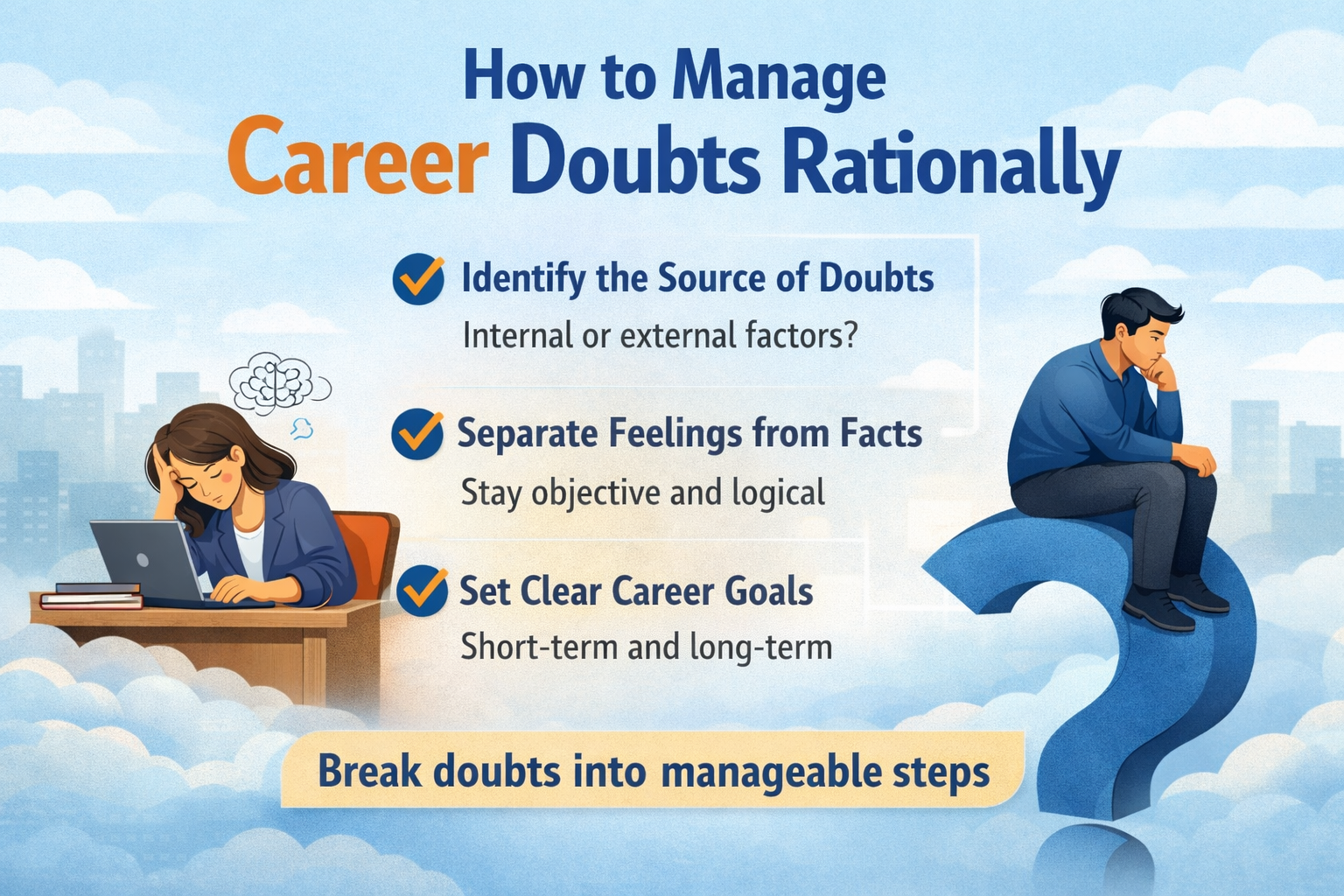 How to manage career doubts rationally