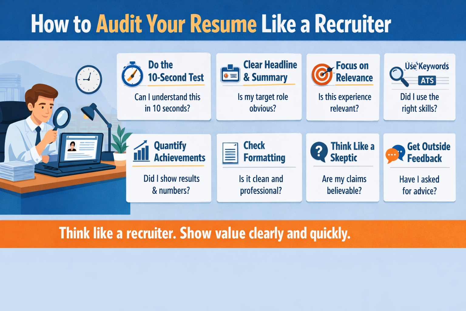 How to Audit Your Resume Like a Recruiter