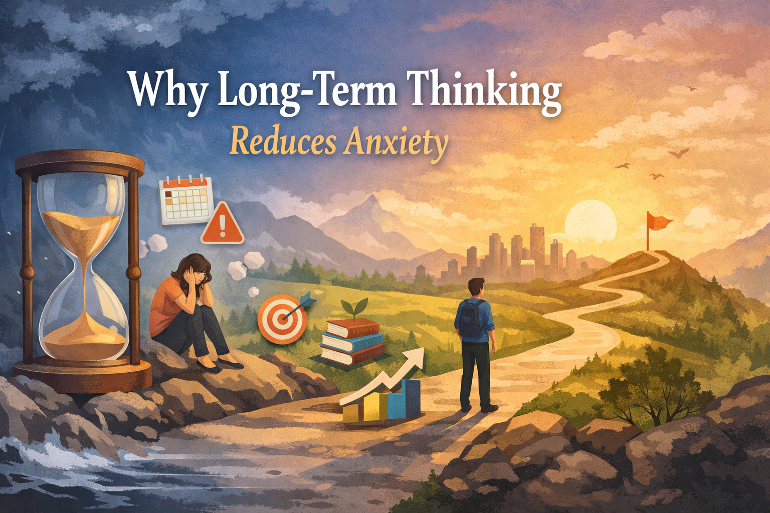 Why long-term thinking reduces anxiety