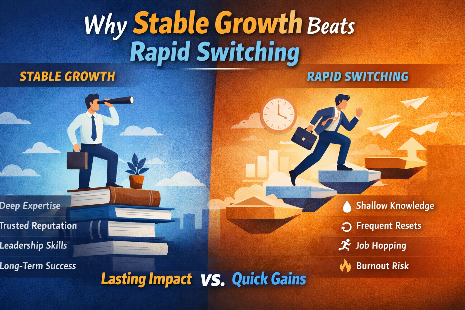 Why Stable Growth Beats Rapid Switching