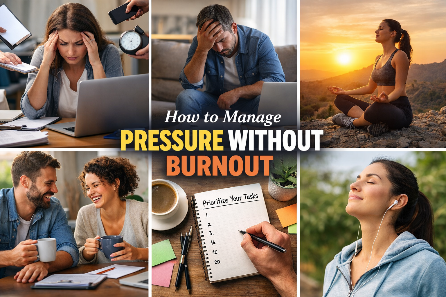 How to manage pressure without burnout