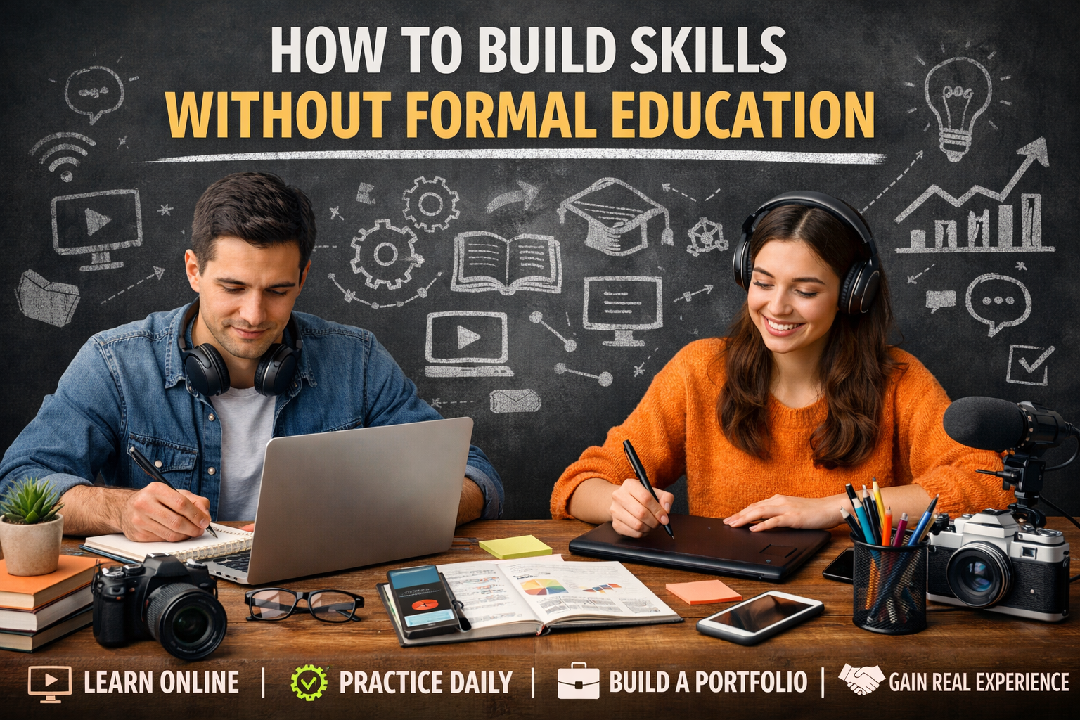 How to Build Skills Without Formal Education