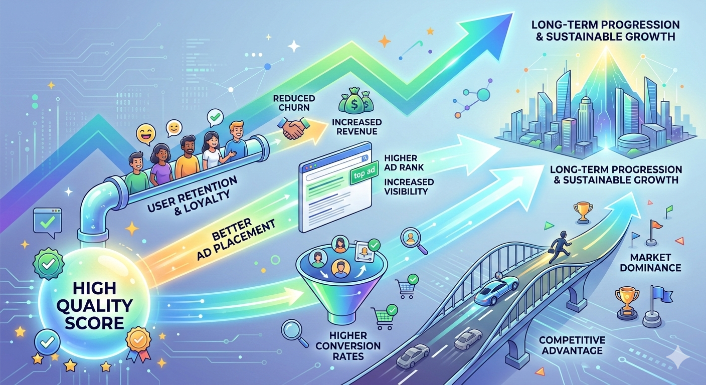 Why quality scores influence long-term progression