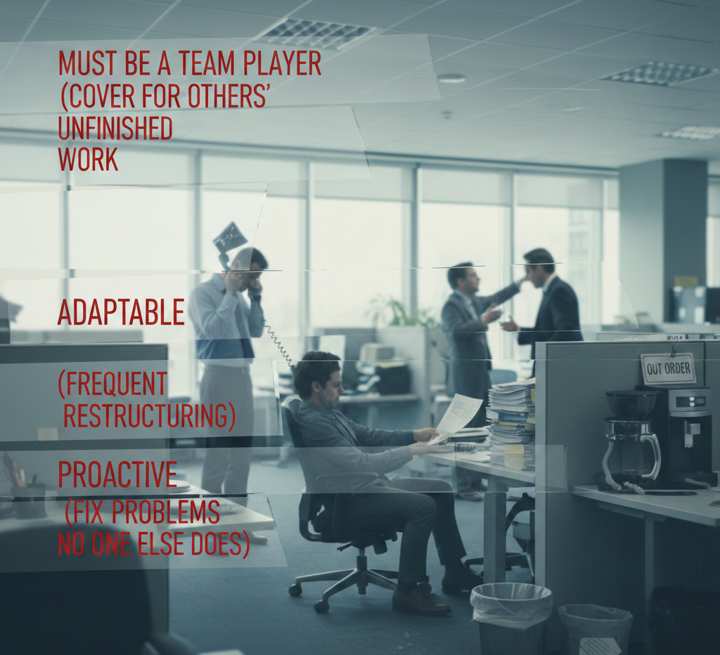 How job descriptions reflect internal team problems