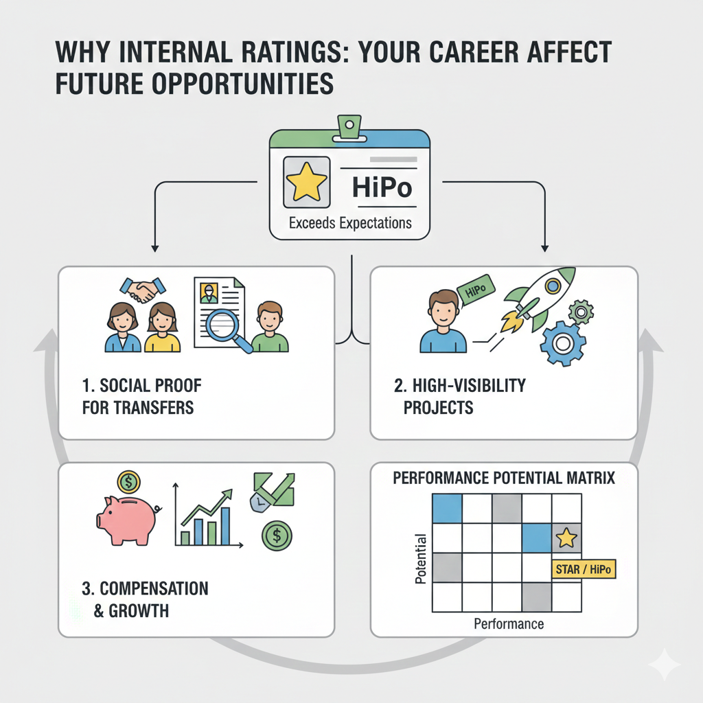 Why internal ratings affect future opportunities