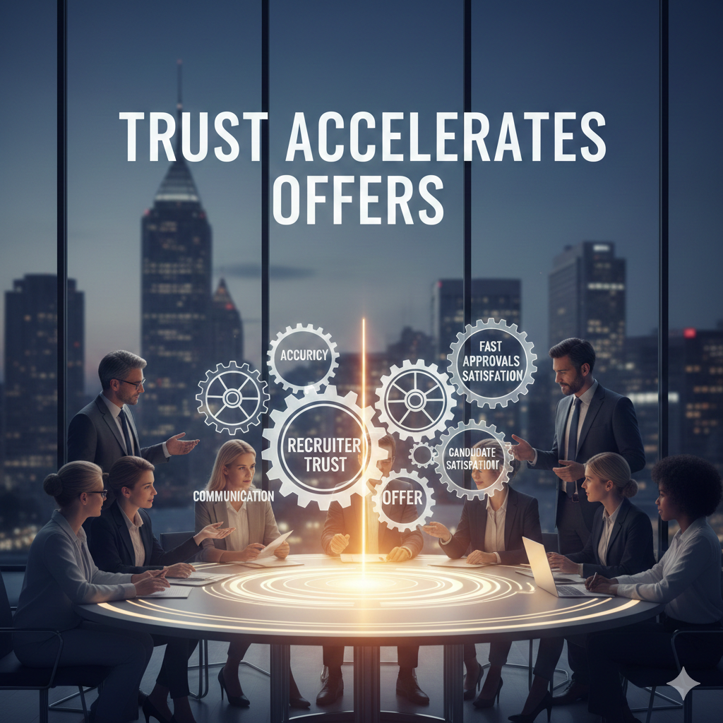 Why recruiter trust impacts offer speed