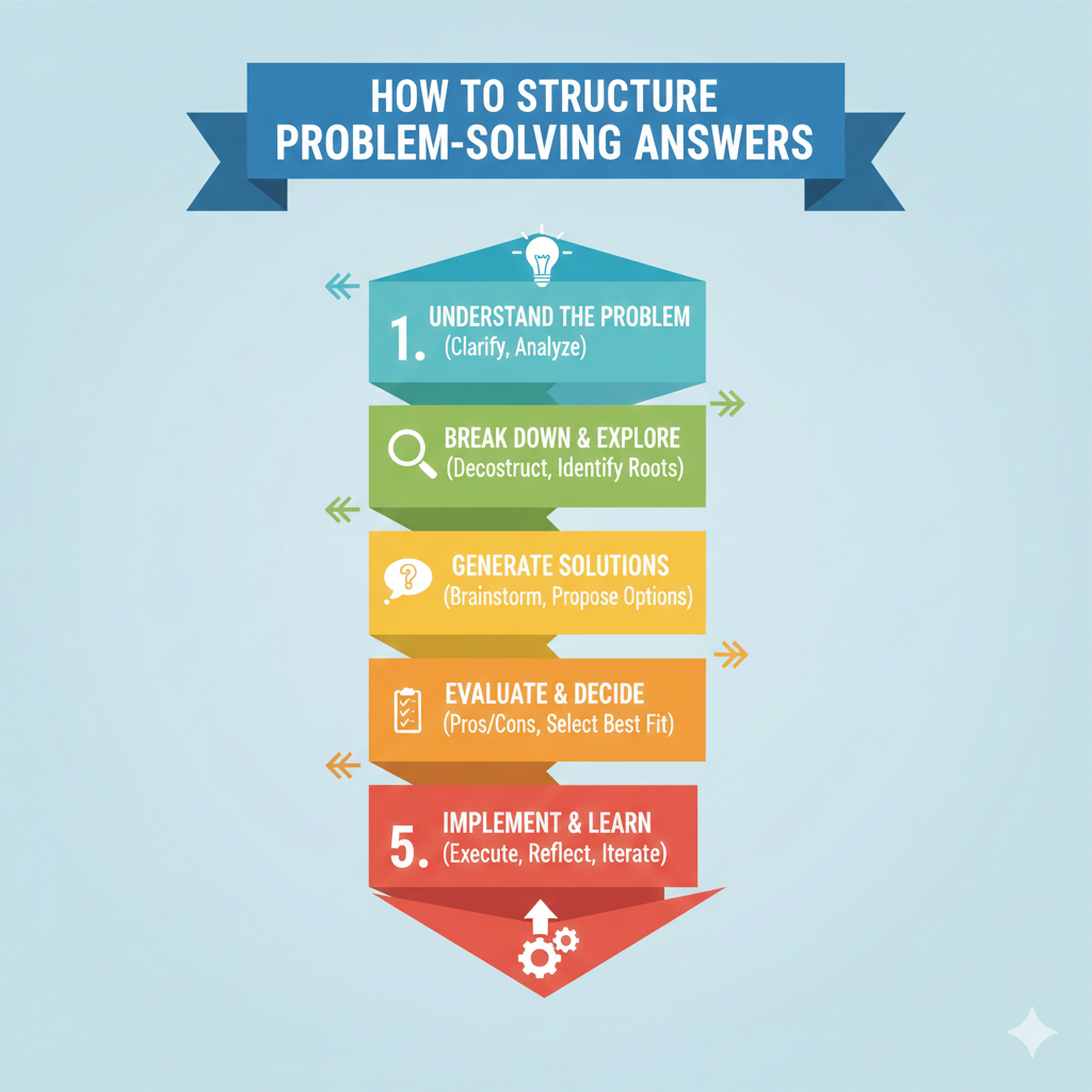 How to Structure Problem-Solving Answers