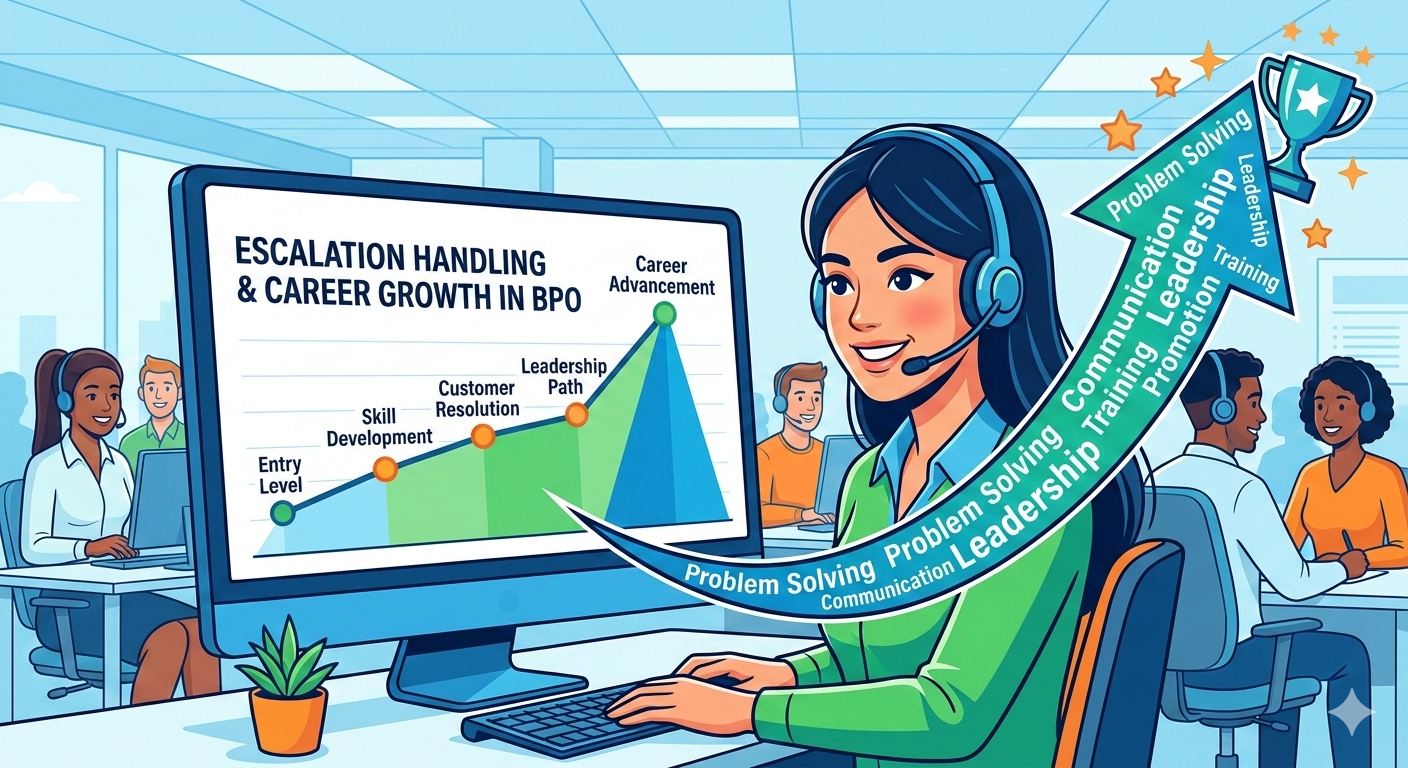 How escalation handling shapes career growth in BPO