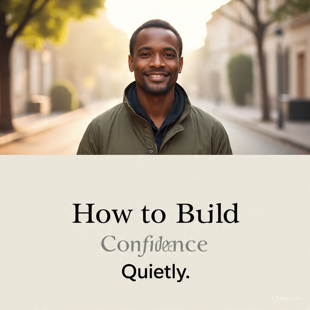 How to build confidence quietly