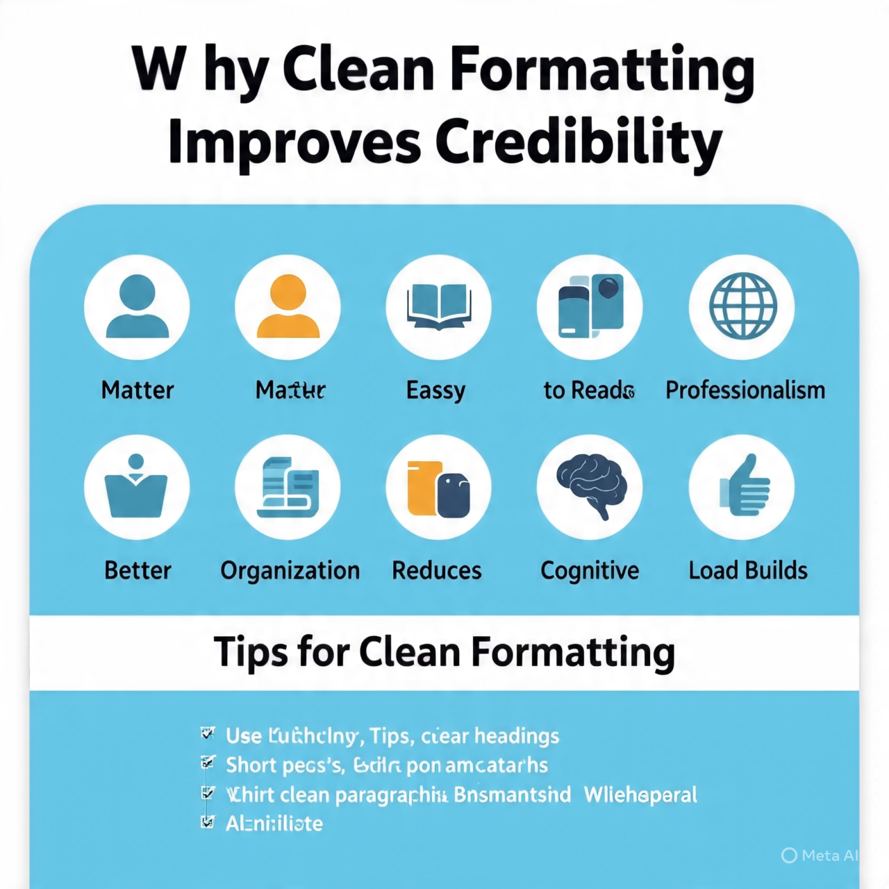Why Clean Formatting Improves Credibility