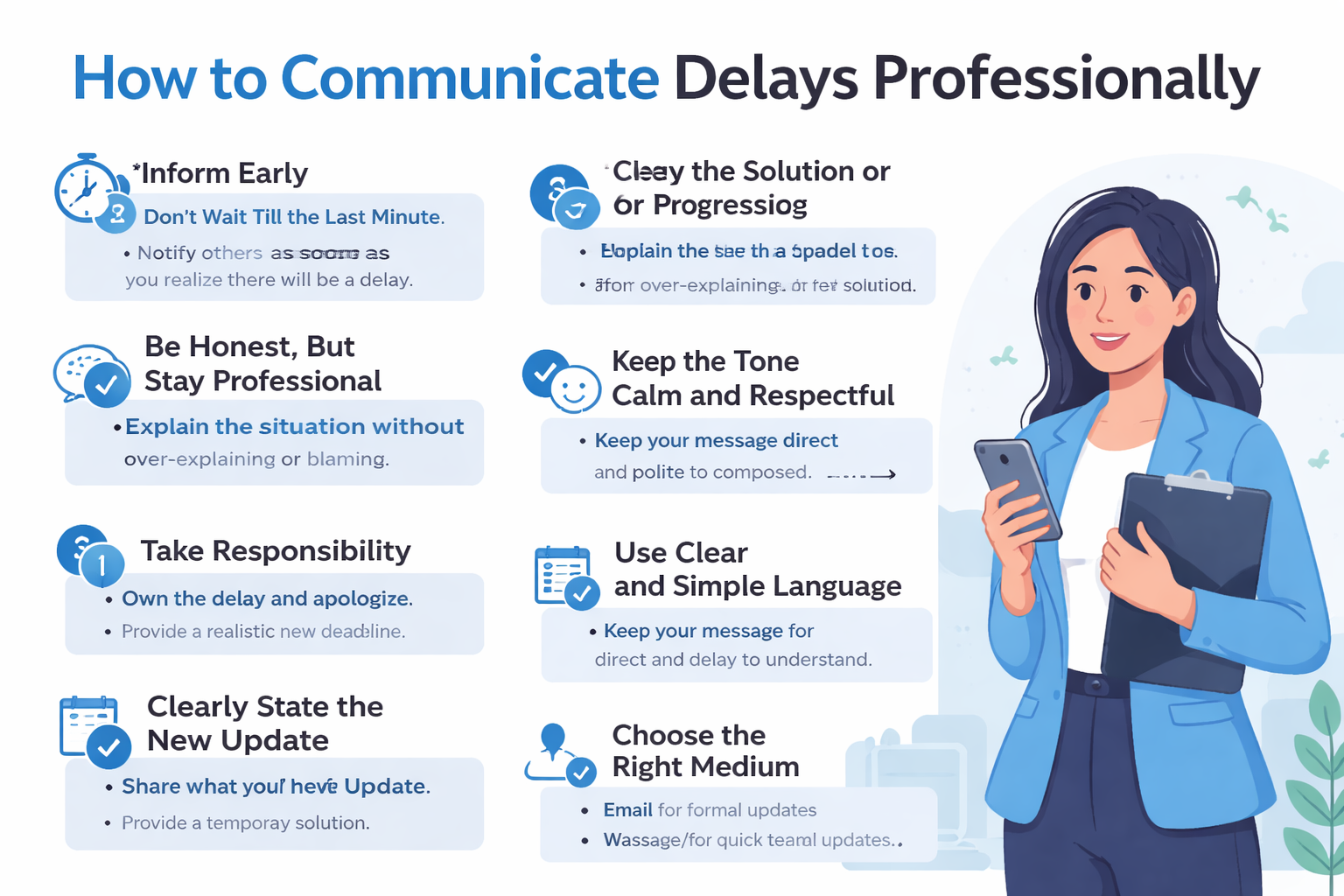 How to communicate delays professionally