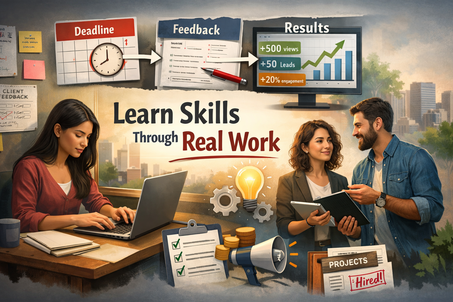 How to Learn Skills Using Real Work