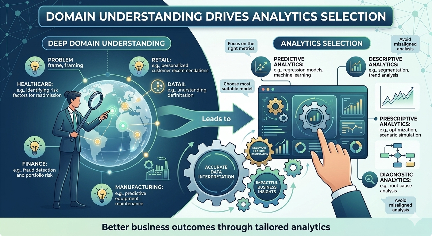 Why domain understanding improves analytics selection